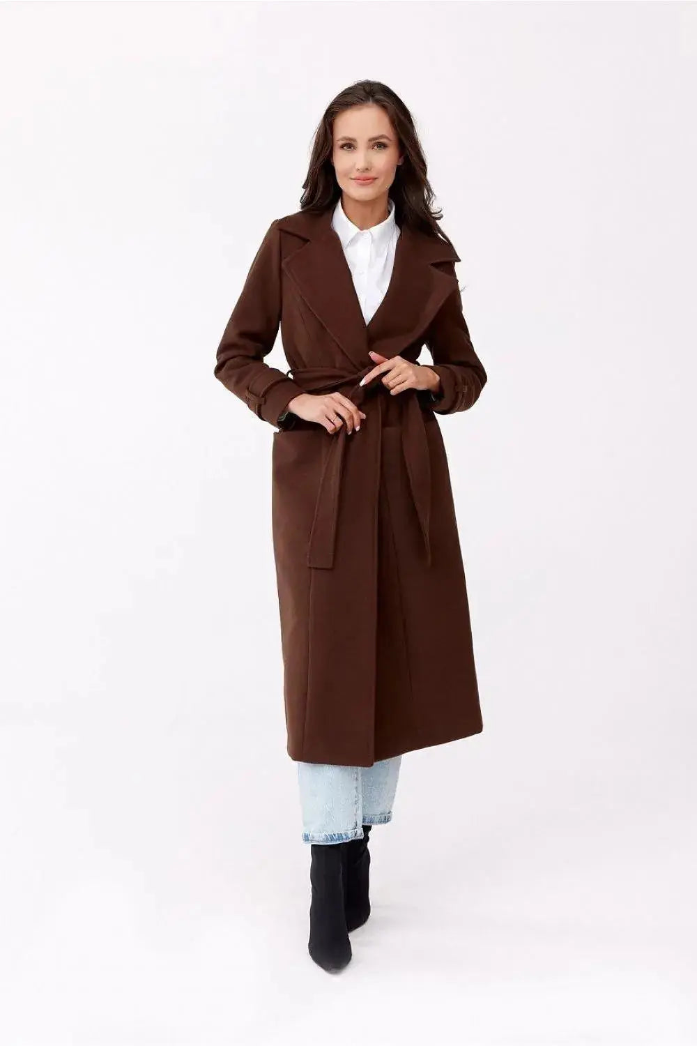 Roco Fashion slip with front pocket coat  Adomoo