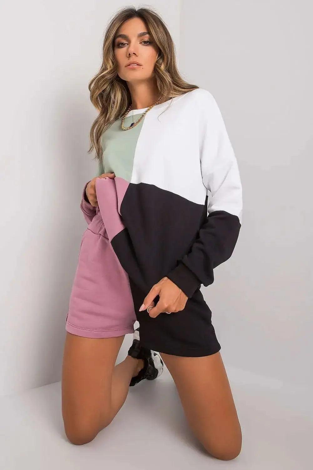 Rue Paris Casual Blouse and Shorts Set  Adomoo