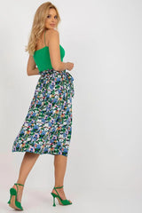 Rue Paris floral fabric skirt  Adomoo