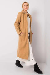 Rue Paris long sleeves, fastened womens coat  Adomoo