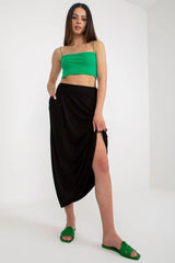 Rue Paris looser cut long skirt  Adomoo
