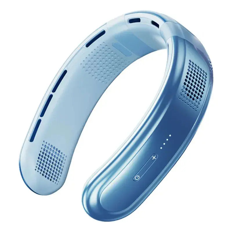 10000mAh Mini Portable Bladeless Silent Neckband Fan  Adomoo