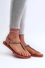 Ipanema Women’s Sandals – Eco-Friendly Glitter Design with Buckle Closure  Adomoo