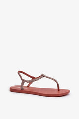 Ipanema Women’s Sandals – Eco-Friendly Glitter Design with Buckle Closure  Adomoo