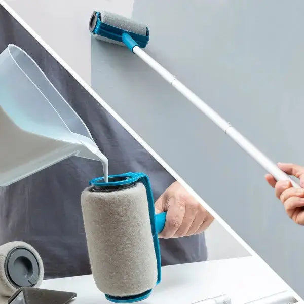 Set of refillable, Anti-drip Paint Rollers Roll'n'paint InnovaGoods 5 Pieces  Adomoo