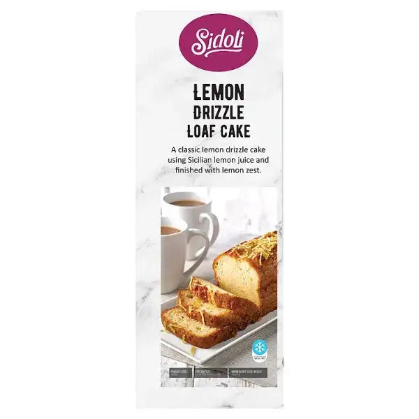 Sidoli Lemon Drizzle Loaf Cake 1.400kg  Adomoo