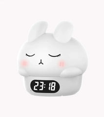 Silicone Racket Light With Two Sets Of Alarm Clocks Small Night Lamp  Adomoo