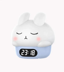 Silicone Racket Light With Two Sets Of Alarm Clocks Small Night Lamp  Adomoo