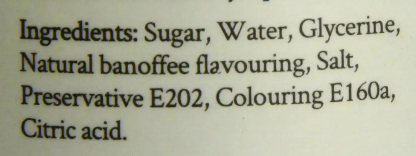 Simply Banoffee Syrup  Adomoo