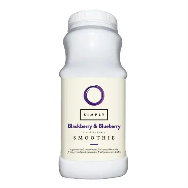 Simply Blackberry & Blueberry Smoothie  Adomoo