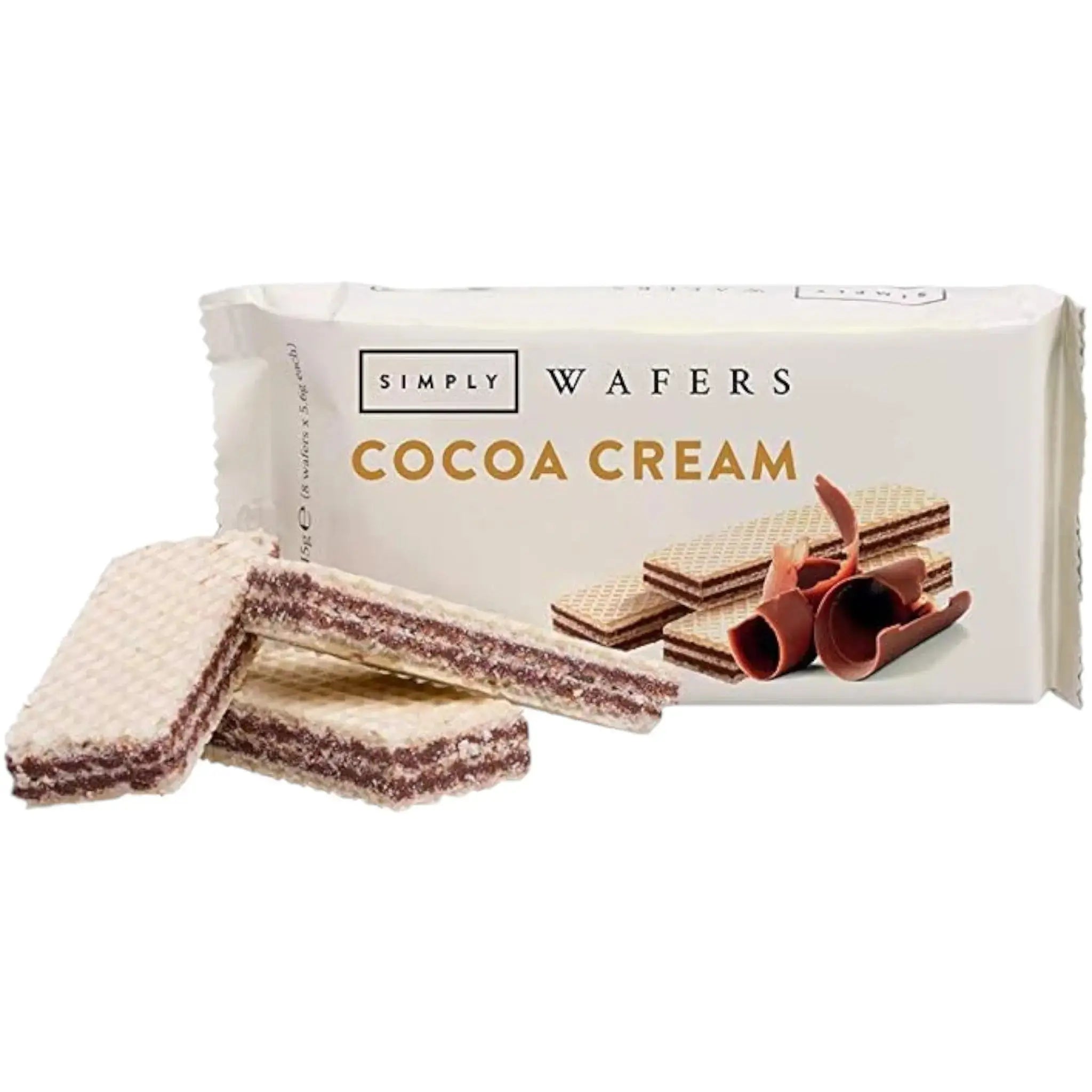 Simply Cocoa Cream Wafers 45g - Pack of 20  Adomoo