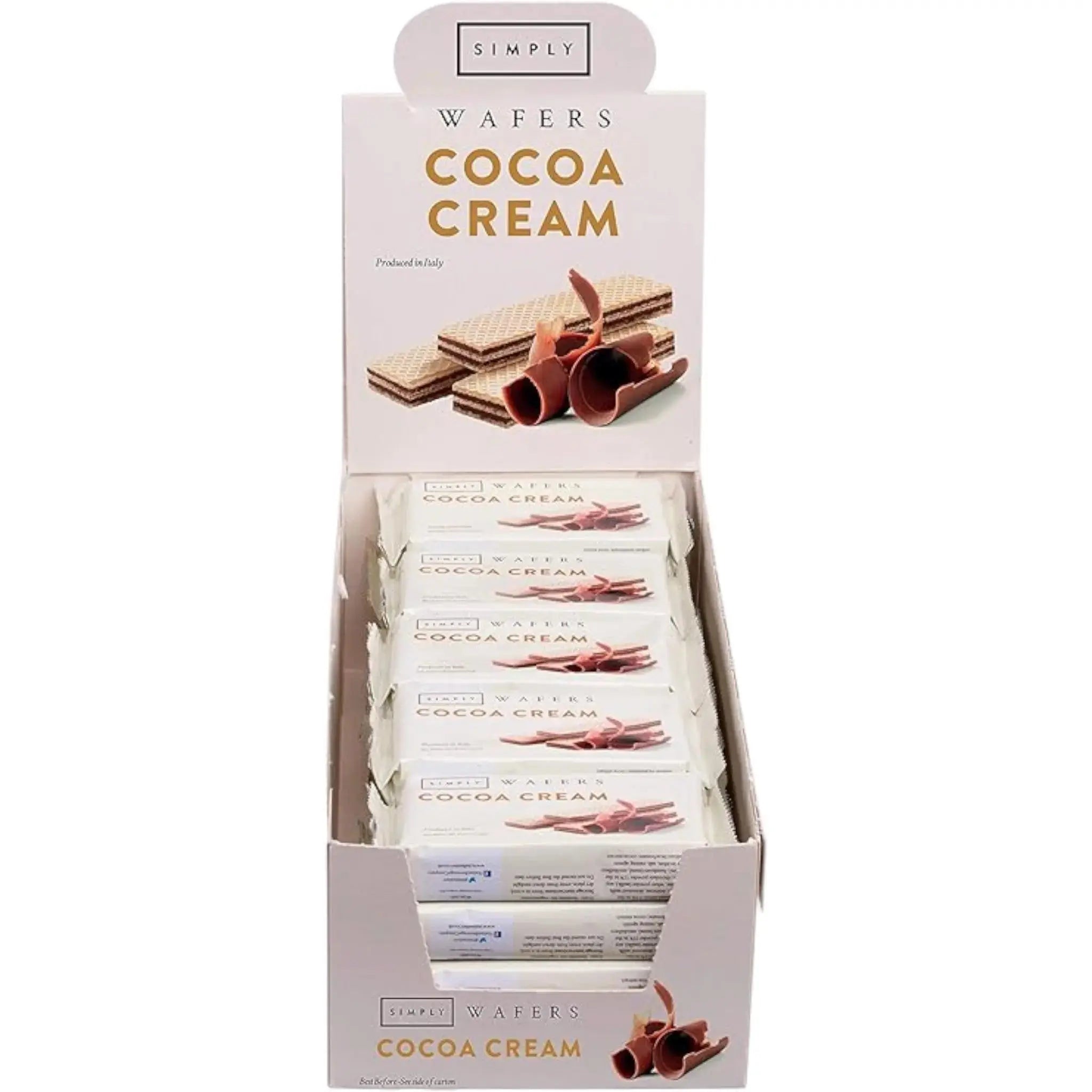 Simply Cocoa Cream Wafers 45g - Pack of 20  Adomoo