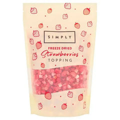 Simply Freeze Dried Strawberries Topping 130g  Adomoo
