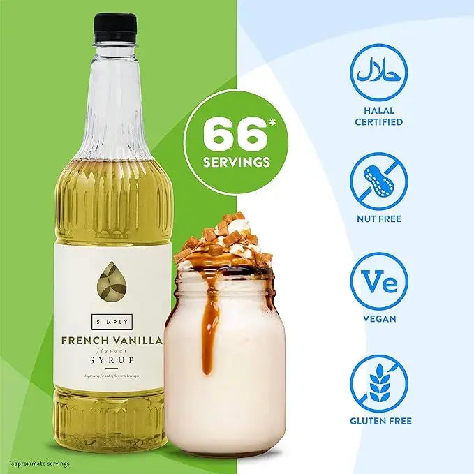 Simply French Vanilla Syrup  Adomoo