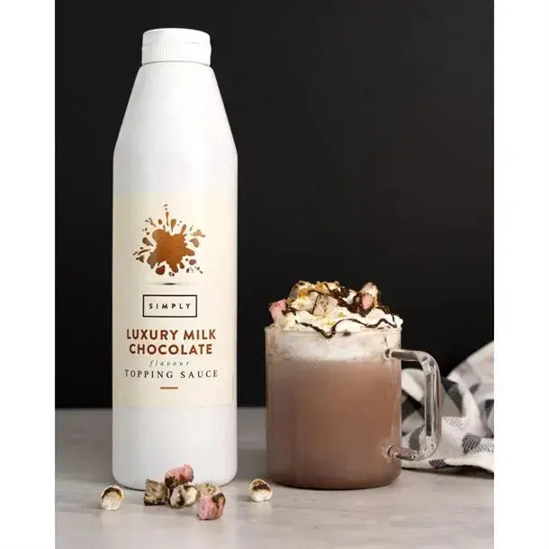Simply Luxury Milk Chocolate Topping Sauce  Adomoo