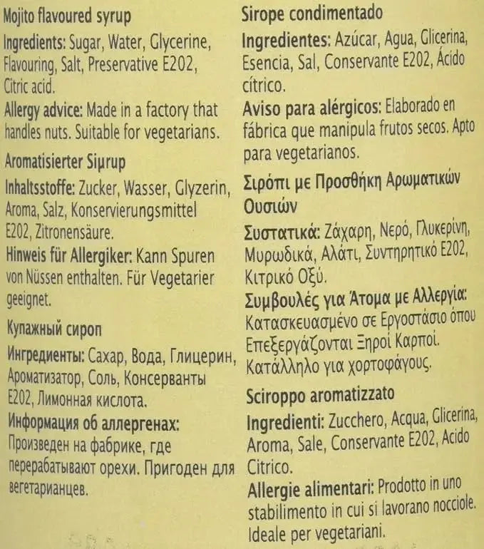 Simply Mojito Syrup  Adomoo