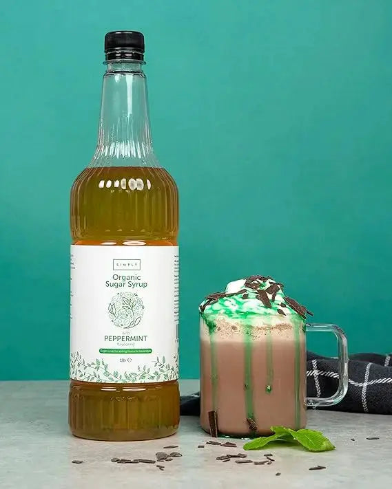Simply Organic Peppermint Syrup  Adomoo