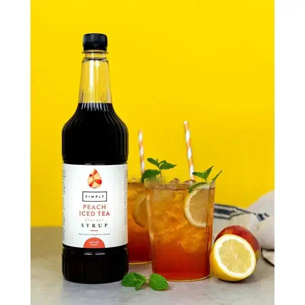 Simply Peach Iced Tea Syrup  Adomoo