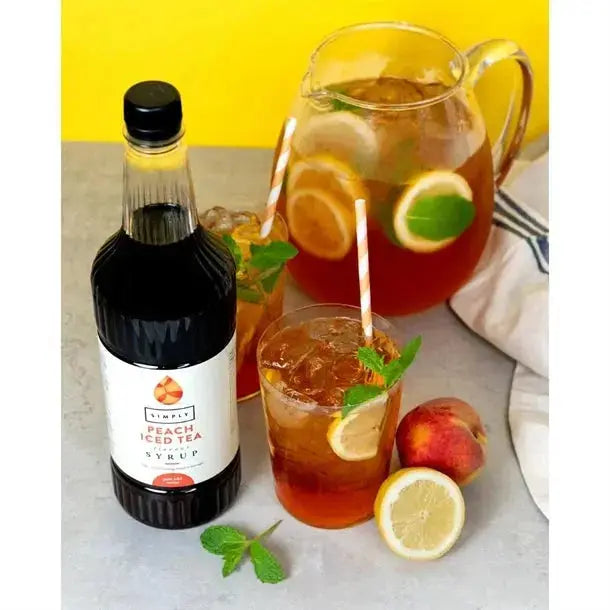 Simply Peach Iced Tea Syrup  Adomoo