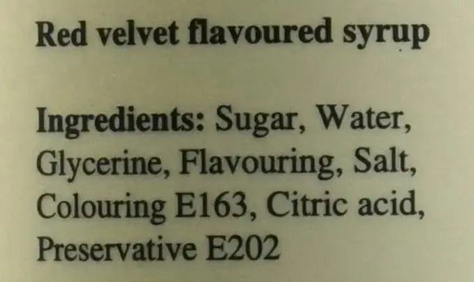 Simply Red Velvet Cake Syrup  Adomoo