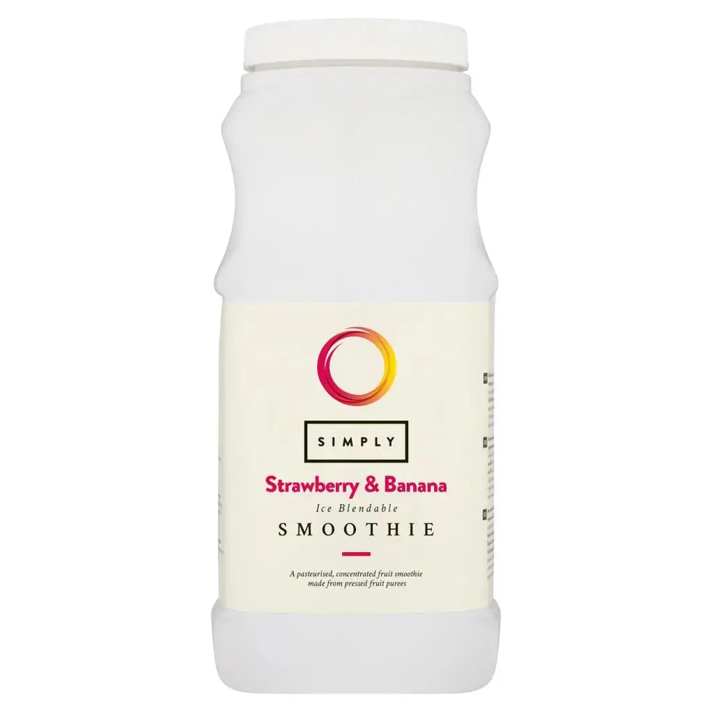 Simply Strawberry & Banana Smoothie  Adomoo