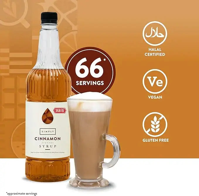 Simply Sugar Free Cinnamon Syrup  Adomoo