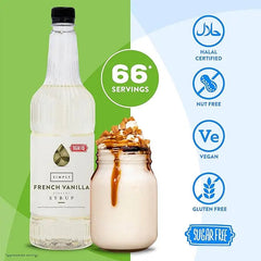 Simply Sugar Free French Vanilla Syrup  Adomoo