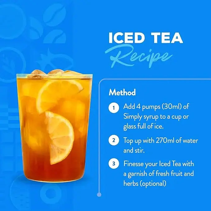 Simply Sugar Free Peach Iced Tea Syrup  Adomoo