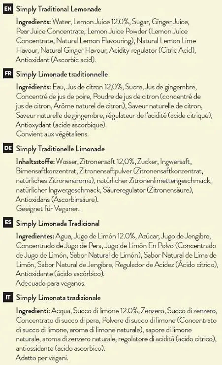 Simply Traditional Lemonade  Adomoo