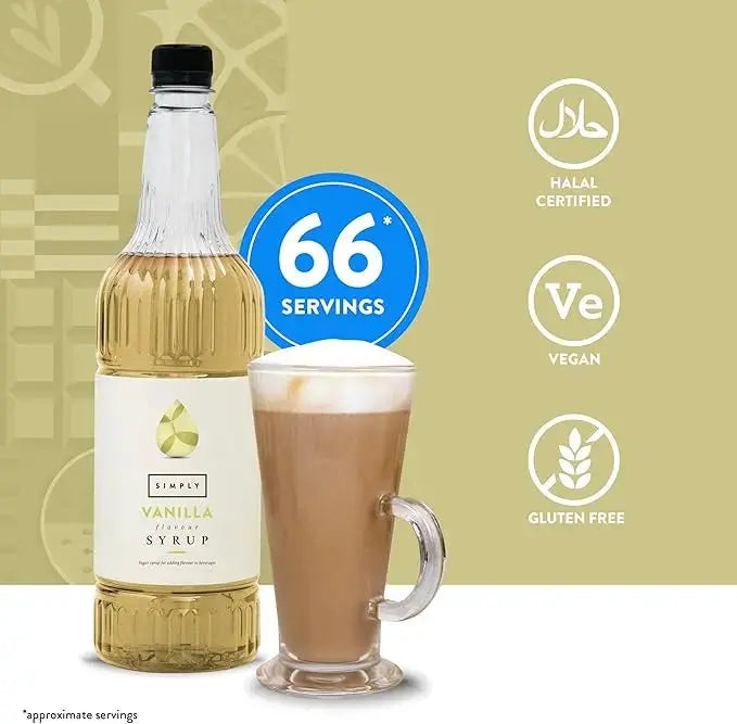 Simply Vanilla Syrup  Adomoo