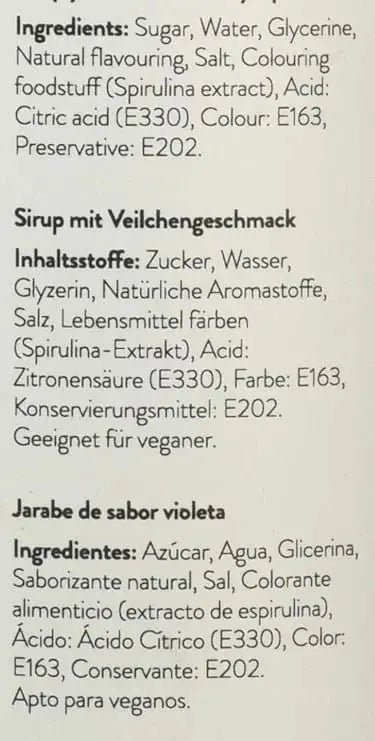 Simply Violet Syrup  Adomoo