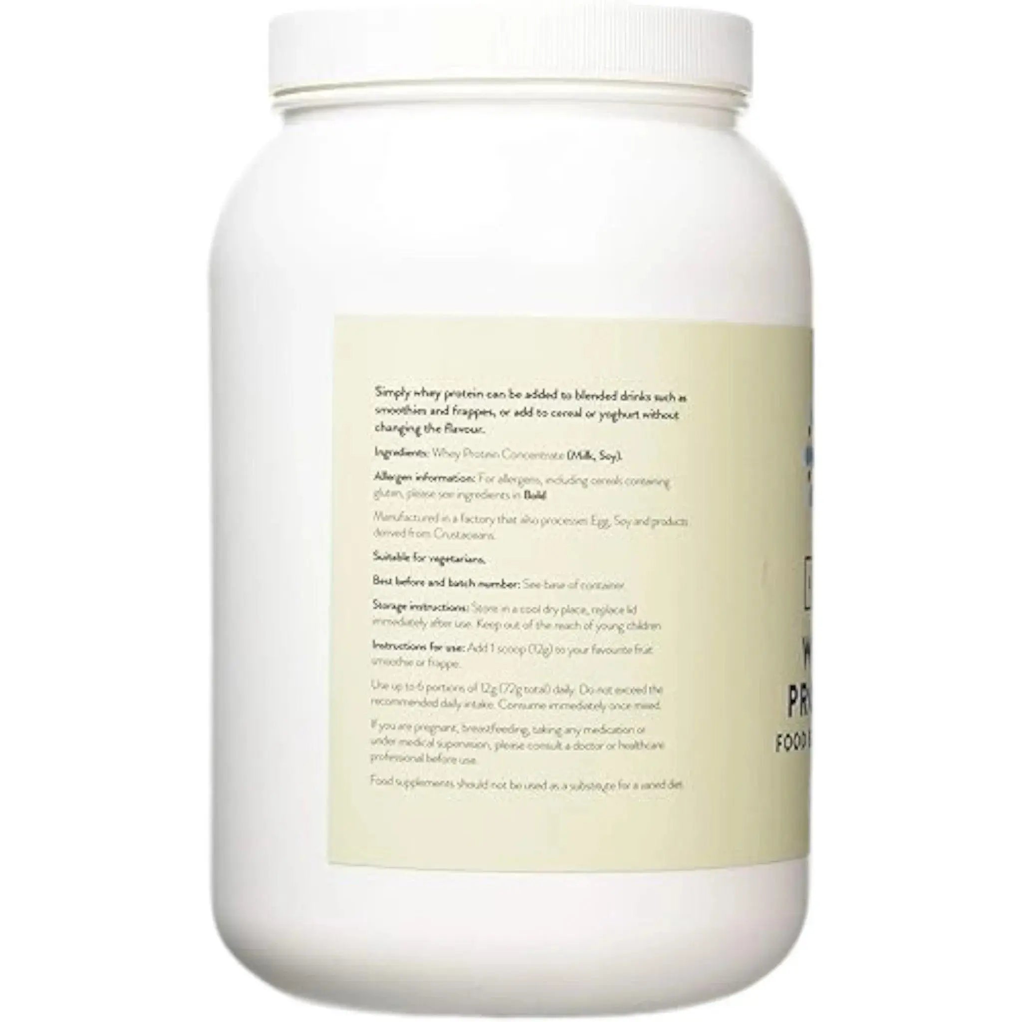 Simply Whey Protein Powder 1.3kg  Adomoo