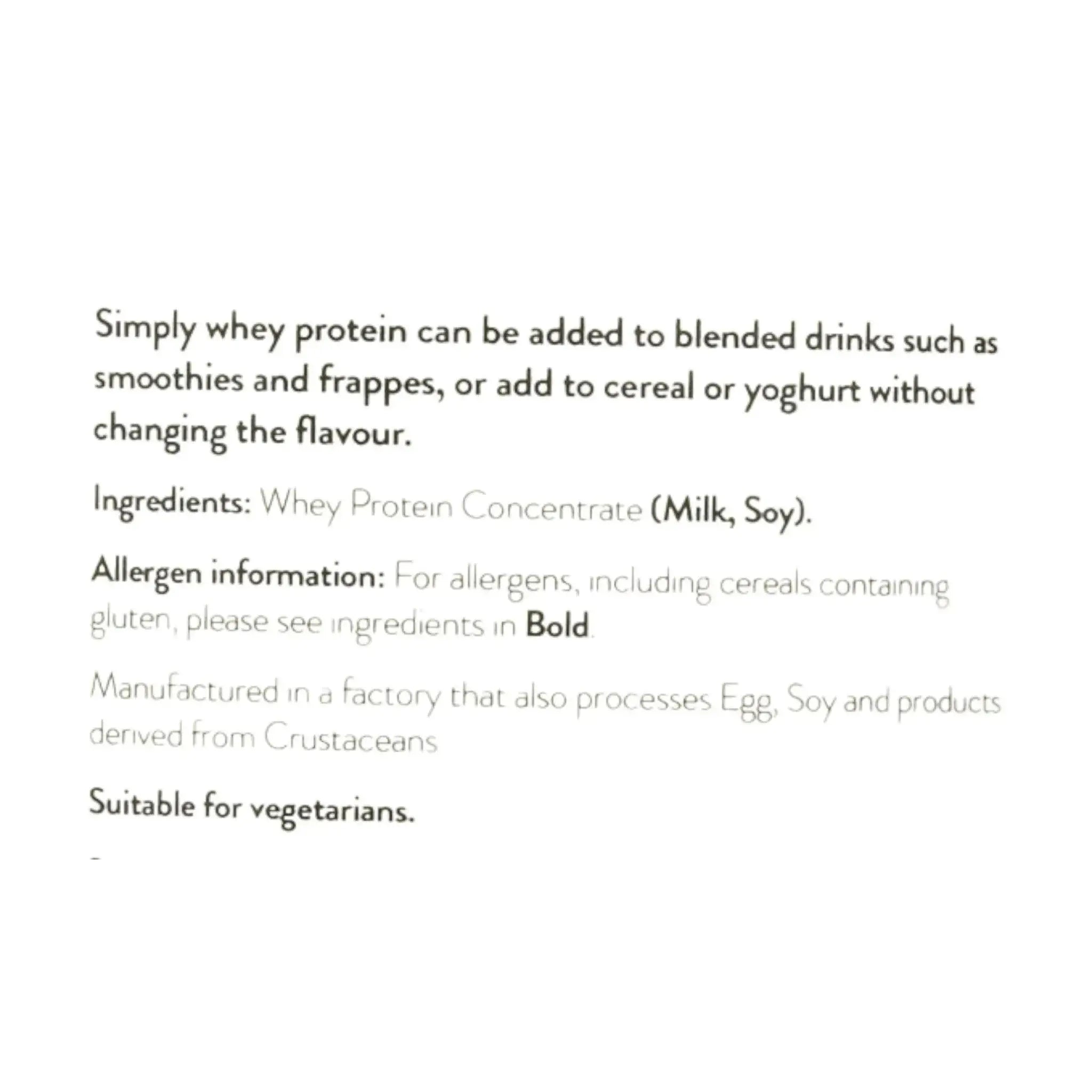 Simply Whey Protein Powder 1.3kg  Adomoo