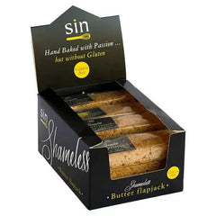 Sin Shameless Butter Flapjack 12 x 65g (Case of 12)  Adomoo