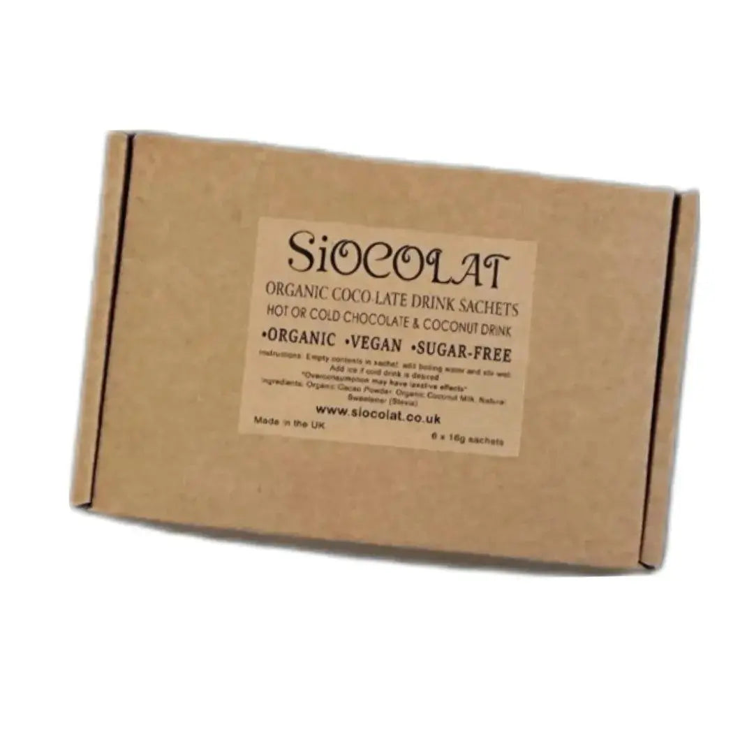 Siocolat Organic Vegan Sugar Free Low Calorie Chocolate Drink Hot or Cold  Adomoo
