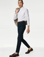 Slim Fit Stretch Ponte Chinos  Adomoo