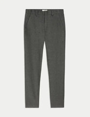 Slim Fit Stretch Ponte Chinos  Adomoo