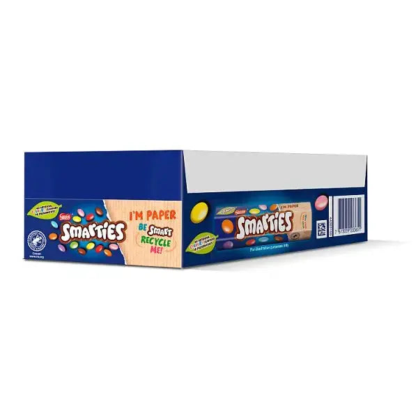 Smarties Milk Chocolate Tube 38g (Case of 24)  Adomoo