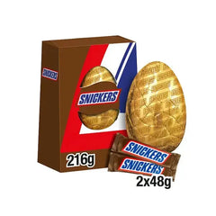 Snickers Chocolate & Peanut Extra Large Easter Egg 216g (Case of 6)  Adomoo
