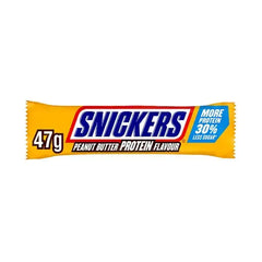 Snickers Protein Peanut Butter Chocolate Bar 47g (Case of 18)  Adomoo