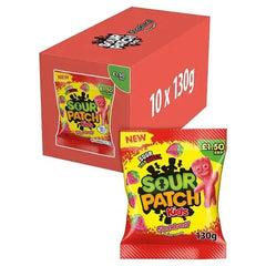 Sour Patch Kids Strawberry Flavour Sweets Bag 130g (Case of 10)  Adomoo