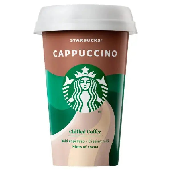 Starbucks Cappuccino Iced Coffee 220ml (Case of 10)  Adomoo