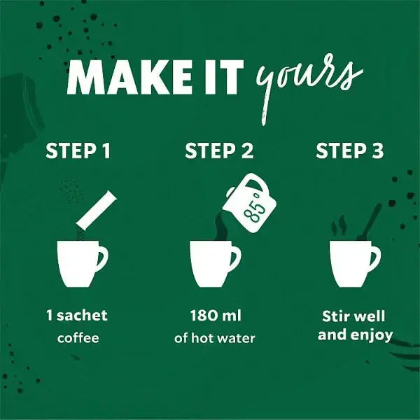 Starbucks Caramel Latte Instant Coffee Sachets 5 x 23g (Case of 6)  Adomoo