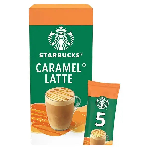 Starbucks Caramel Latte Instant Coffee Sachets 5 x 23g (Case of 6)  Adomoo