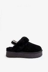 Step in style Fashionable women's slippers made of natural suede  Adomoo