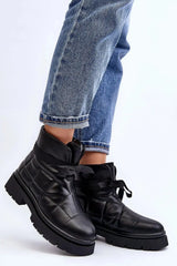 Step in style Warm and fashionable boots made of eco leather  Adomoo