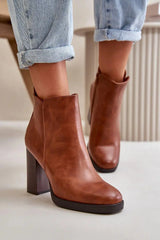 Step in style Women's ankle boots made of eco leather  Adomoo
