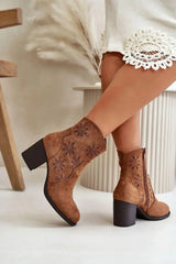 Step in style Women's ankle heel boots from the Jezzi brand  Adomoo