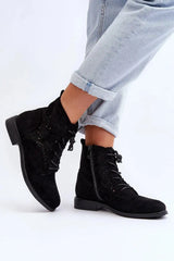 Step in style Women's boots made of eco-suede  Adomoo
