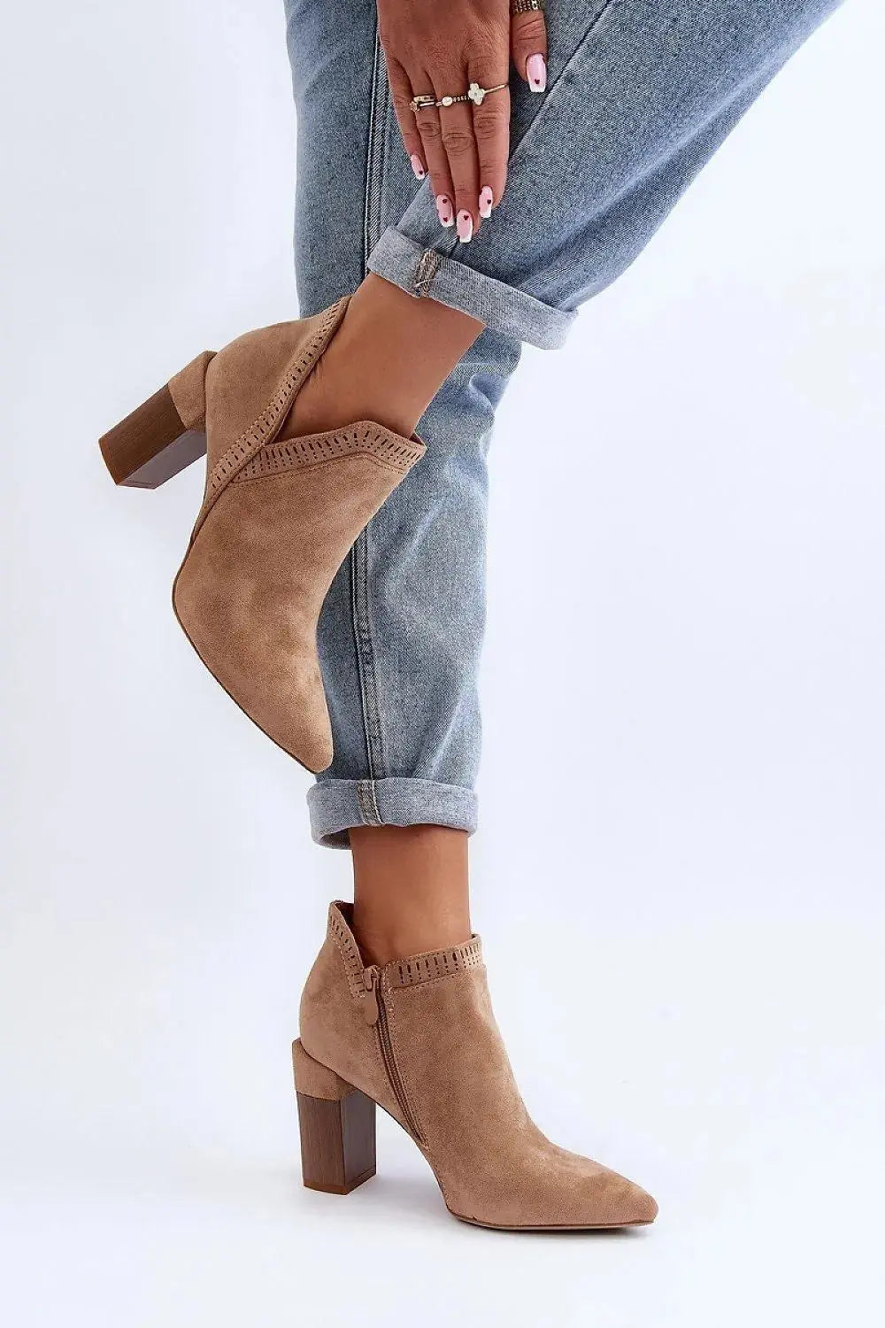 Step in style Women's boots made of eco-suede  Adomoo